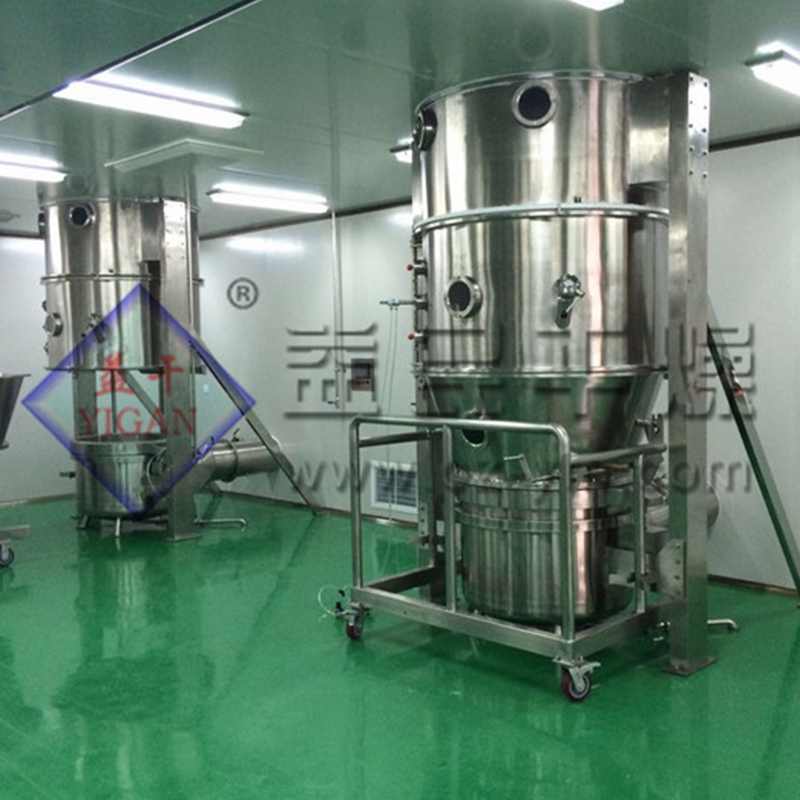 Fl ett-trinns fluid bed granulator Fl ett-trinns fluid bed granulator