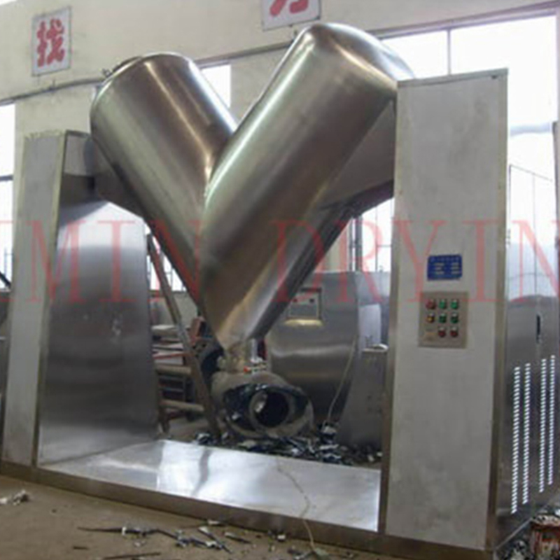 V form med høy effektivitetsblander